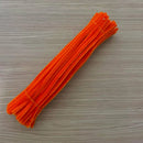 Haste De Chenille Cores 30cm 100 Unid Limpador De Ca Laranja