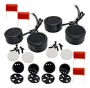4 Mini Tweeter 600w Porta Coluna 4 Ohms Tweter + Capacitor