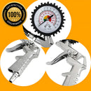 Calibrador De Pneus Portátil Carro Moto Flexível Manômetro