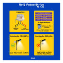 Relé Hlg 3p Com Fios Para Iluminação - Aço Galvanizado