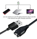 Carregador Cabo Usb Compatível Com Garmin Fenix 8 Fenix 7 Cor Preta