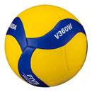 Bola Vôlei de Quadra Mikasa V360W voleibol Oficial Fivb amarelo e azul
