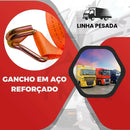 Cinta Fita 5 Toneladas 50mm 9 Mt Para Amarrar Carga Com Gancho J Duplo Reforçado 5000kg Cinta Para Catraca Ideal Para Amarrar Bobinas Containers Cargas Pesadas Marca Atmas