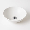 Cuba Pia Banheiro Redonda De Apoio Lavabo 30cm Sob Branco