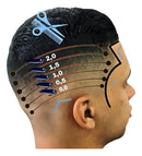 10 Pentes Guia + 2 Pentes Disfarce Profissional Wahl Kemei