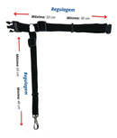 Cinto Segurança Pet Para Encosto De Cabeça Ajuste De Tamanho Cor Preto