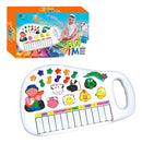 Mohnish piano infantil teclado bebe criança brinquedo musica cor branco