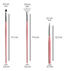 Kit 15 Pincéis Decoração De Unhas Gel Nail Art Profissional Pincel Unha Manicure Alongamento