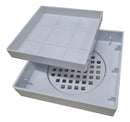 Ralo 10x10 Oculto Seca Piso/porcelanato Inteligente Branco