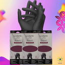 Luvas Em Látex Master Gloves Pro Black 10 Unidades Tamanho G Cor Preto Tamanho Grande