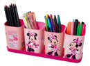 Porta Lápis Caneta Disney Kit Organizador Infant Minnie Rosa