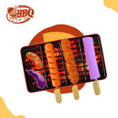 Brinquedo Kit Cozinha Infantil Churrasco Espeto Churrasqueir Cor Vermelho