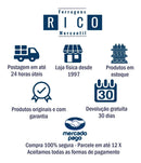 Pino Guia Alumínio Reto 9mm Porta Correr Madeira Trilho 2pç