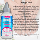 Kit Kinq Cutilagem Europeia Removedor Esfoliante Hidratante