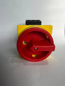 Chave Seccionadora 3 Pólos 32a - Kp1-32-3p - Metaltex cor Vermelho/ Amarelo