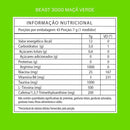 Pré-treino Beast 300g Sabor: Maçã Verde - Ultra Concentrado - Promove Vasodilatação, Recuperação Energética, Aumento De Óxido Nítrico, Desintoxicação E Melhora De Concentração E Foco
