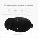 Kit 2x Máscara Tapa Olhos Para Dormir 3D Unissex Blackout Confortável Viajar Relaxar Repouso Chochilo Sono Soneca Descanso Viagens Turno Noturno Venda