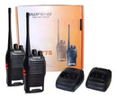 Kit 3 Radio Comunicador Walktalk 12km Segurança Profissional Cor Preto