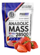 Hipercalórico Anabolic Mass 28500 3kg Profit Labs Sabor Morango