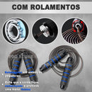 Corda De Pular Speed Rope Fitness Profissional para Crossfit Com Rolamento Freestyle Pdo Store Cor Azul