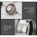 Garrafinha De Água Squeeze Térmica 500ml Mantém Temperatura Cor Prateado