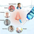 Higienizador Lavador Nasal Lavagem Ducha Sinusite Cor Azul