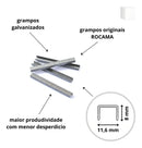 Rocama - Kit 2 Caixas Com 2500 Grampos 106/8