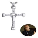 Colar Crucifixo Dominic Toretto - Velozes E Furiosos Prateado