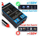 Inversor Energia 1500w Carro Caminhão Tomada 12-24v A 220v inversor reliable Conversão de 12V/24V para 220V