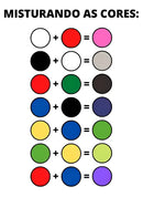 Super Kit Pintura Safari C/ 4 Telas + Cavalete + 6 Tintas