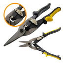 Tesoura Aviação Corte Reto Chapa Ferro Aço Inox Profissional 25cm