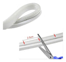 5m Mangueira Fita Led Neon Corte2,5cm Alto Brilho+ Fonte Cor da luz Branco-quente