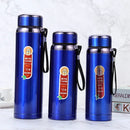 Garrafa Térmica Inox 1000ml Squeeze Camping Vedação Água Cor Azul