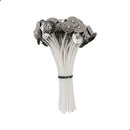 Kit 100 Pavio De Vela De Algodão Com Ilhões De 15cm 1mm