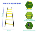 Kit Funcional 10 Cones + 10 Pratos + Escada + Corda De Pular