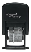 Carimbo Datador Automatico Nykon 321d - 4x22mm Exterior Preto