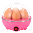 Cozedor De Ovos Portátil Elétrico Cozinha A Vapor Cor Rosa