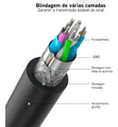 Cabo de extensão, USB 3.0 (m) para USB 3.0 (h), Ugreen, 3 metros, cor preta