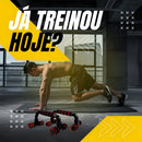 Barra De Apoio Flexão De Chão De Braço Suporte Fixo 24 Cor Vermelho