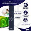 Controle Remoto Para Tv Samsung 4k Smart Teclas Netflix, Prime-video E Globoplay