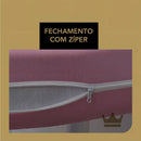 Capa De Colchão De Malha Gel Gramatura 55 Zíper Reforçado