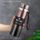 Garrafa Térmica Inox 1000ml Squeeze Camping Vedação Água Cor Azul