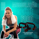 Barra De Apoio Flexão De Chão De Braço Suporte Fixo 24 Cor Vermelho