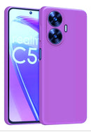 Capa Capinha Compativel Para Realme C55 4g Aveludada Tl 6. Uva