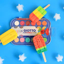 Estojo De Aquarela Pastilha 24 Cores Giotto Mini + Pincel