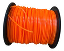 Willmax Fio Nylon Quadrado 3,00mm, Bobina 2,25kg, Aprox 255m. Cor Laranja-escuro