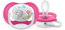 Chupeta Ultra Air 6 a 18 meses elefante Philips Avent cor rosa