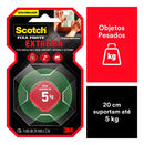 Fita adesiva dupla face fixa forte extreme 3M Scotch 2m x 24mm