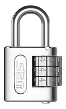 Cadeado Com Segredo Stam 25mm Cromado Cor Cinza
