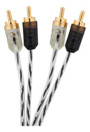 Cabo Rca Taramps 1 Metro 1M 100cm Banhado A Ouro Double Injetado 1 metro Stereo Som Automotivo